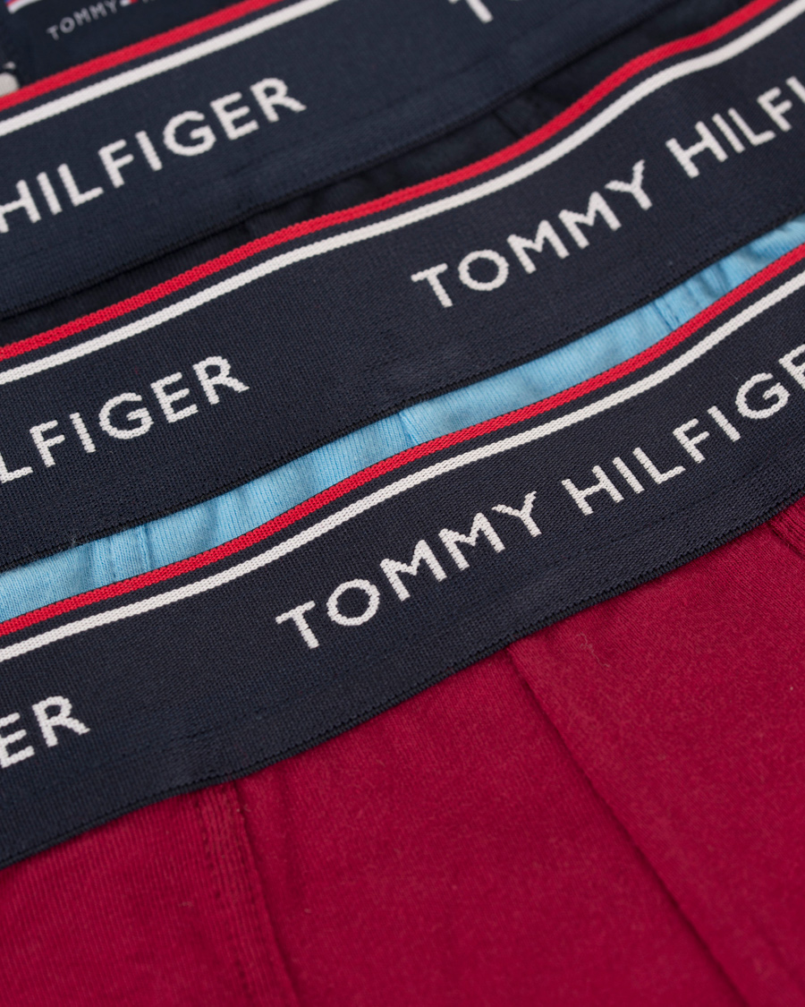 Heren | Ondergoed | Tommy Hilfiger | Premium Ess Trunk 3-Pack Alaska Blue/Ruba Red/Blue
