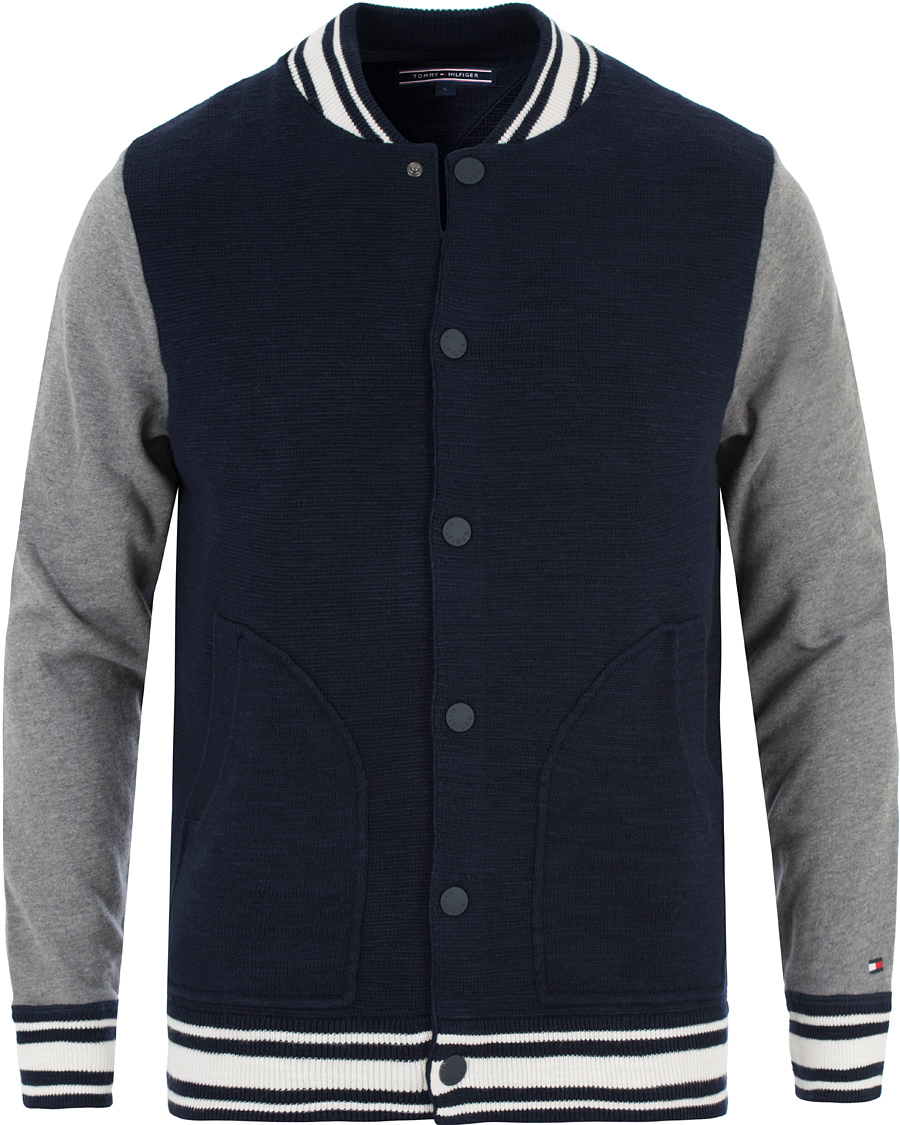 Heren | Truien | Tommy Hilfiger | Bas Baseball Jacket Navy Blazer