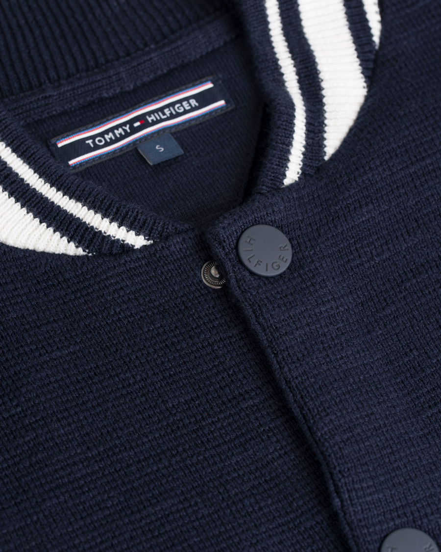 Heren | Truien | Tommy Hilfiger | Bas Baseball Jacket Navy Blazer