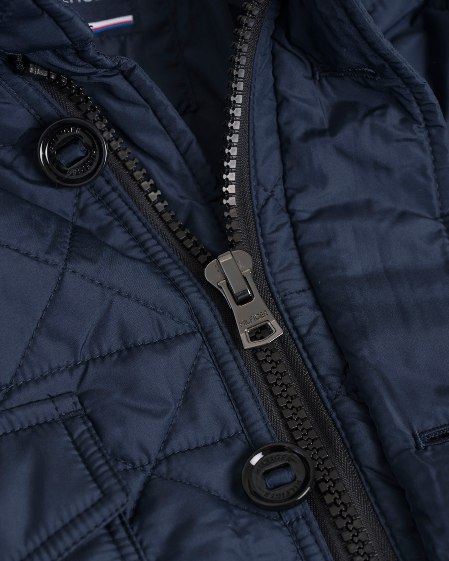 Heren | Jassen | Tommy Hilfiger | Diamond Quilted Bomber Jacket Navy Blazer
