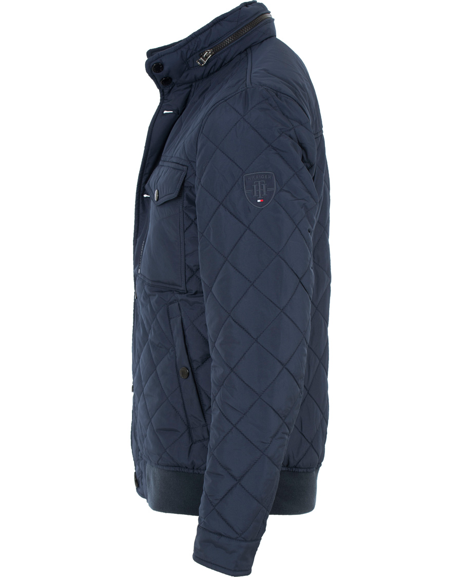 Heren | Jassen | Tommy Hilfiger | Diamond Quilted Bomber Jacket Navy Blazer