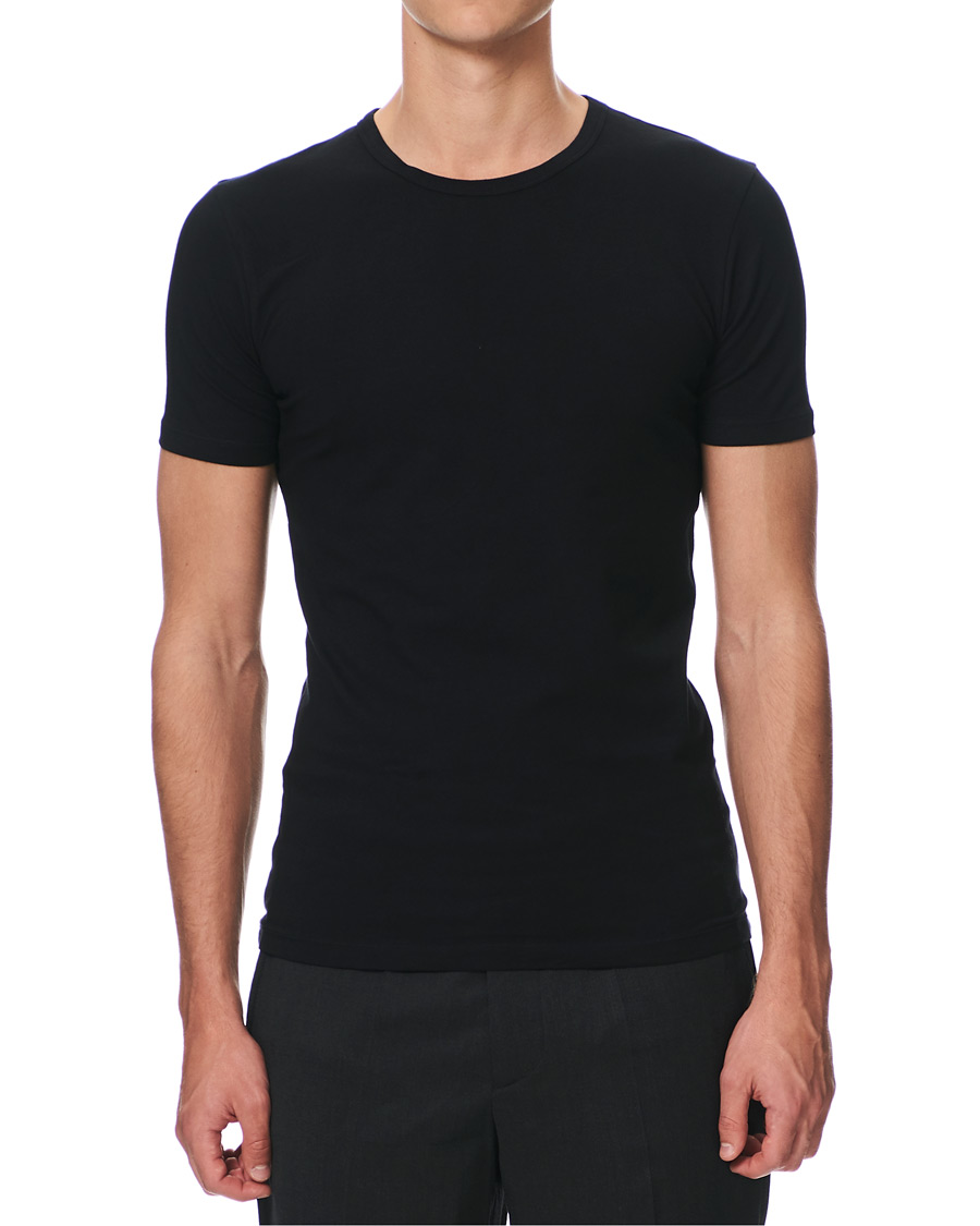 Heren | T-shirts | BOSS BLACK | BOSS 2-Pack Crew Neck Slim Fit Tee Black