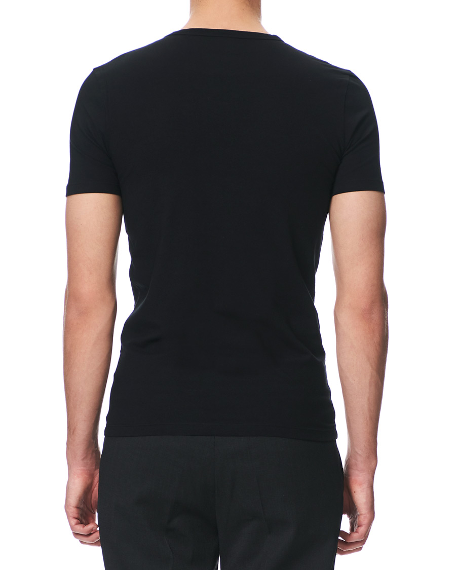 Heren | T-shirts | BOSS BLACK | BOSS 2-Pack Crew Neck Slim Fit Tee Black