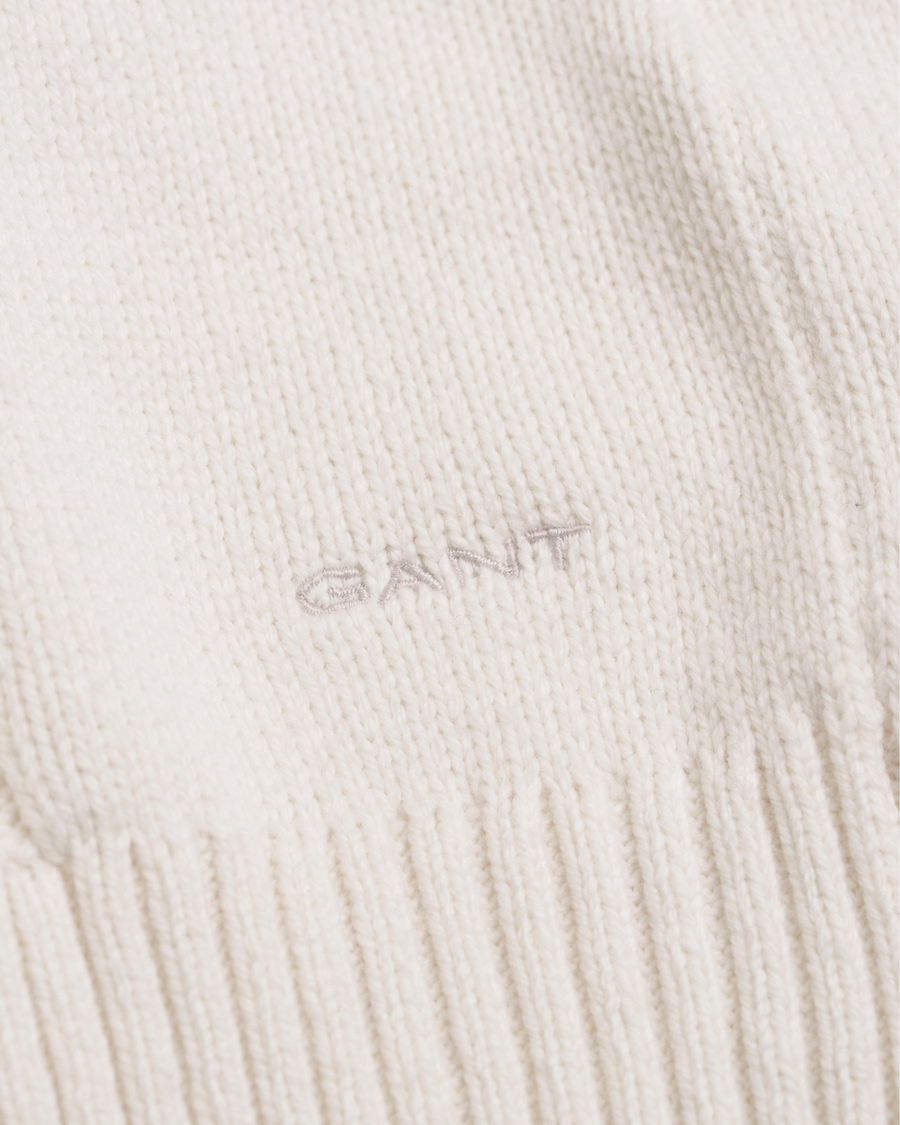 Heren | Truien | GANT | Cable Turtleneck Eggshell
