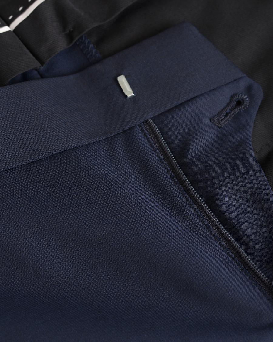 Heren | Broeken | Tiger of Sweden | Gordon 5 Tuxedo Trousers Blue