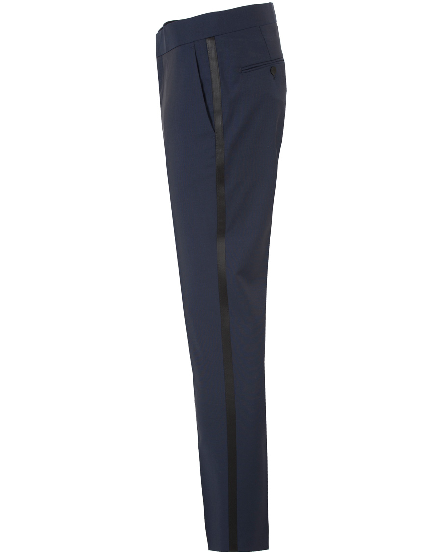 Heren | Broeken | Tiger of Sweden | Gordon 5 Tuxedo Trousers Blue