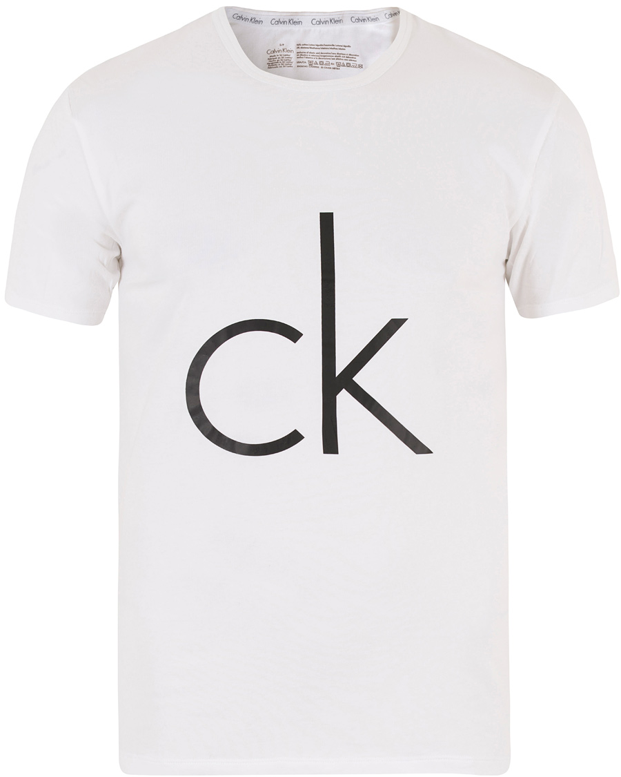 Heren | T-shirts | Calvin Klein | Logo Crew Neck Tee White