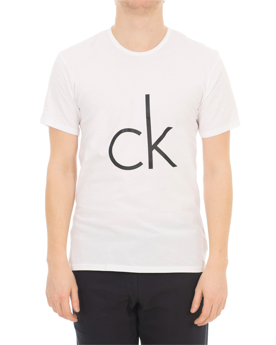 Heren | T-shirts | Calvin Klein | Logo Crew Neck Tee White