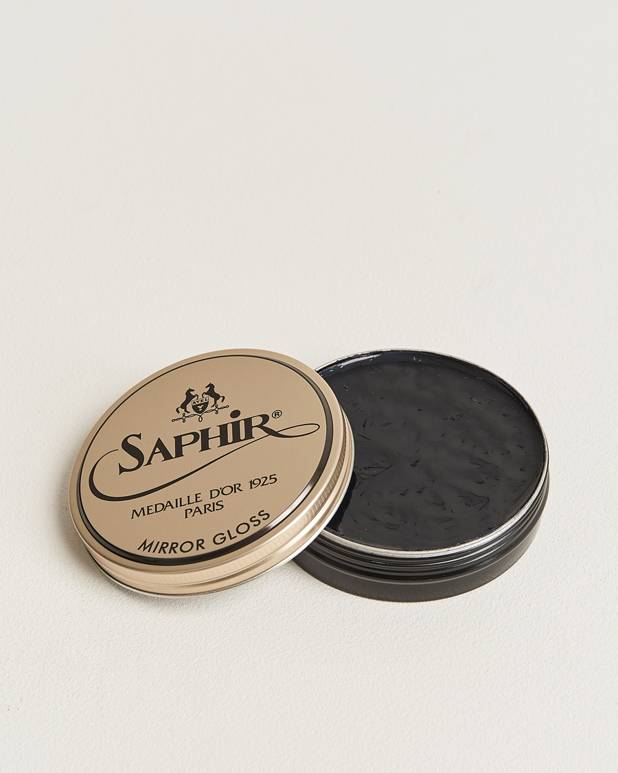 Heren | Schoenverzorgingsproducten | Saphir Medaille d\'Or | Mirror Gloss 75ml Black