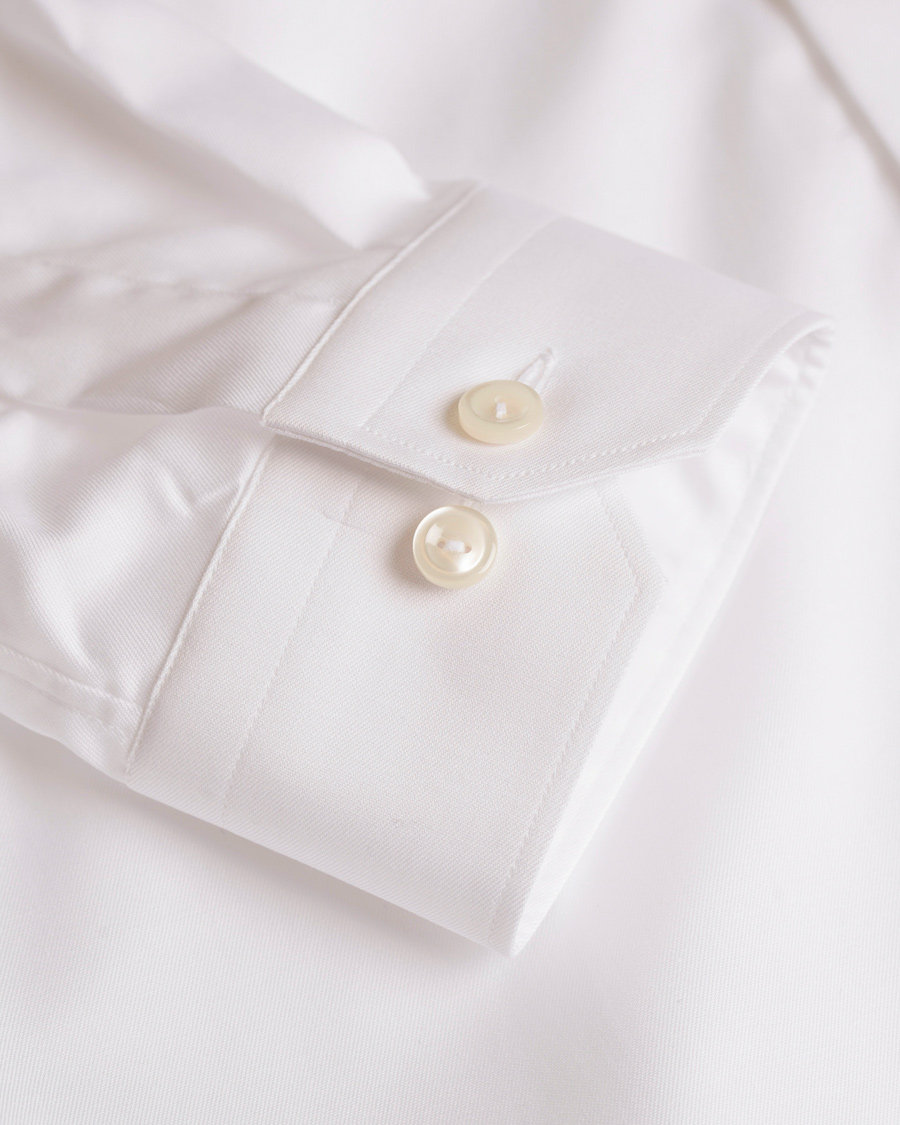 Heren | Overhemden | Eton | Slim Fit Shirt Pointed White