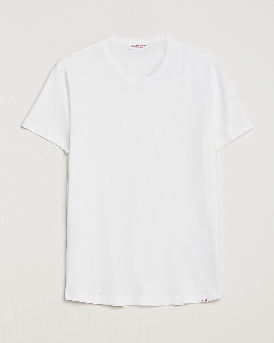 Heren | T-shirts | Orlebar Brown | OB Crew Neck Tee White