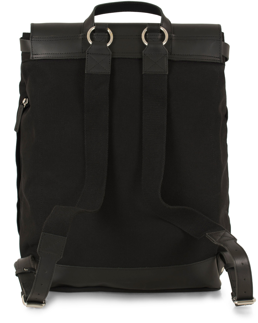 Heren | Sandqvist Hege Canvas Backpack Black | Sandqvist | Hege Canvas Backpack Black