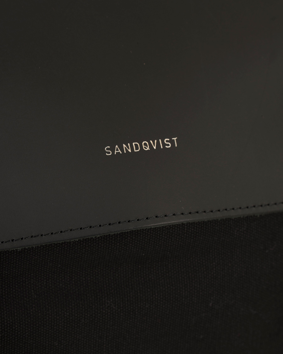 Heren | Sandqvist Hege Canvas Backpack Black | Sandqvist | Hege Canvas Backpack Black