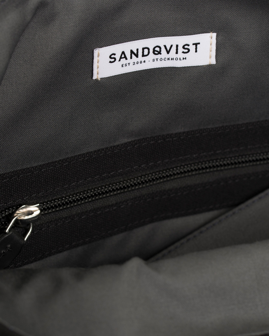 Heren | Sandqvist Hege Canvas Backpack Black | Sandqvist | Hege Canvas Backpack Black