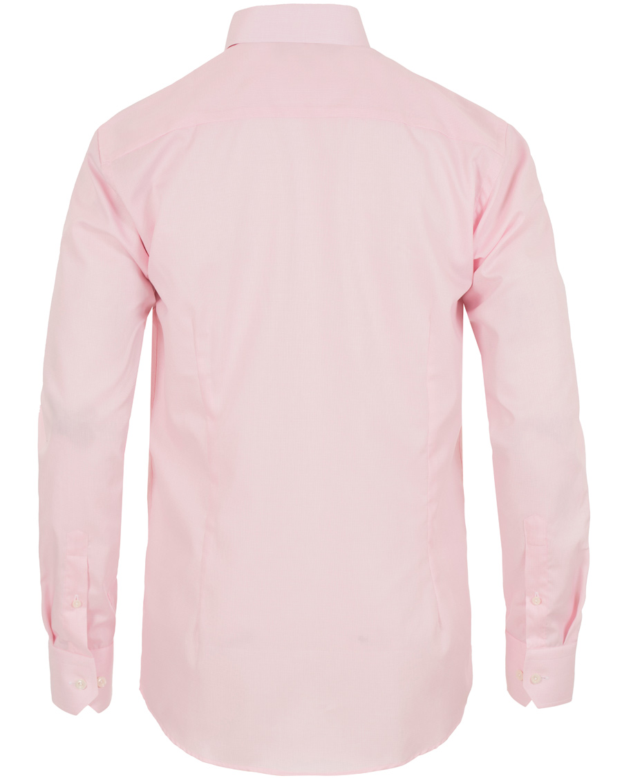 Heren | Overhemden | Eton | Slim Fit Cut Away Micro Print Shirt Pink/Red