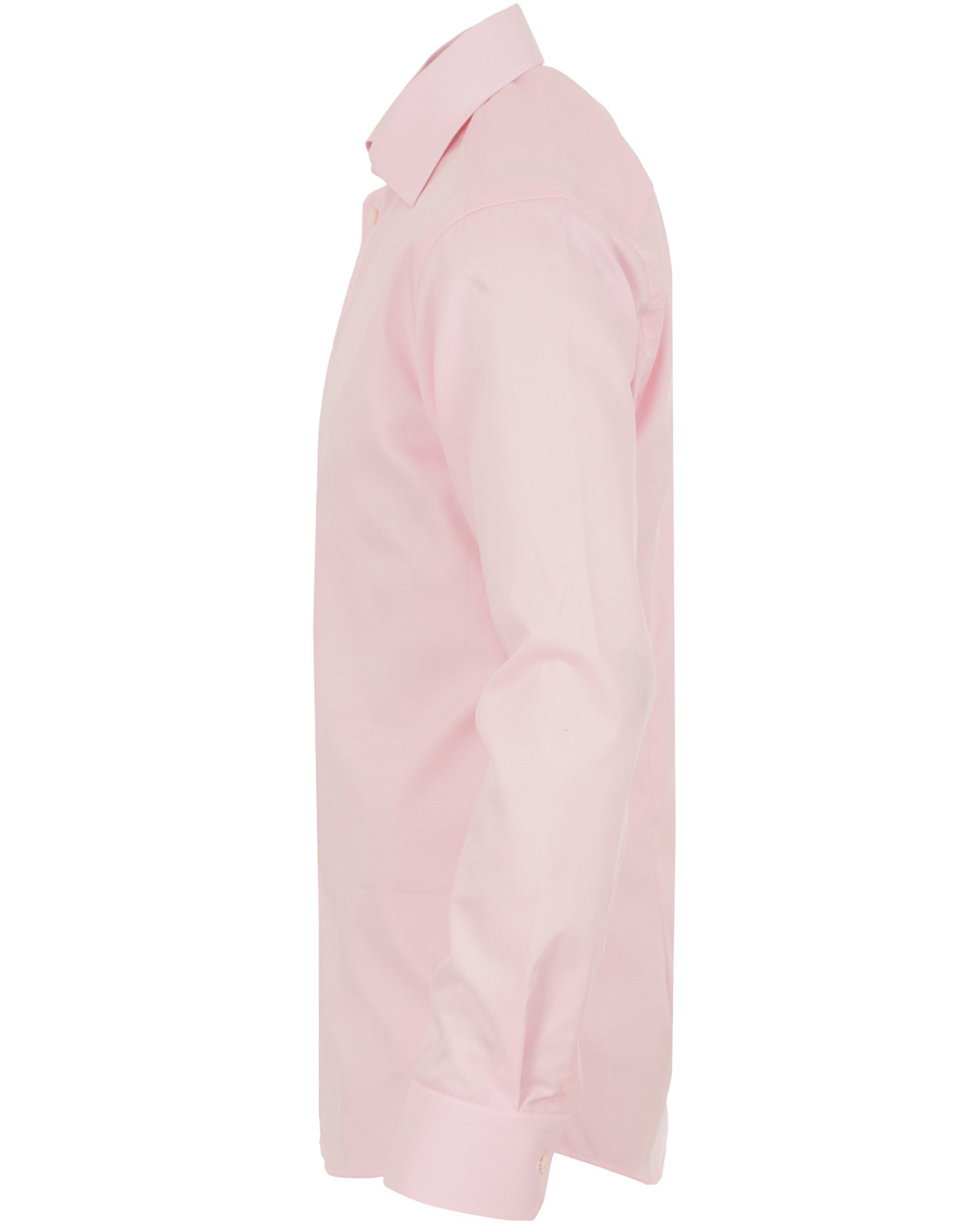 Heren | Overhemden | Eton | Slim Fit Cut Away Micro Print Shirt Pink/Red