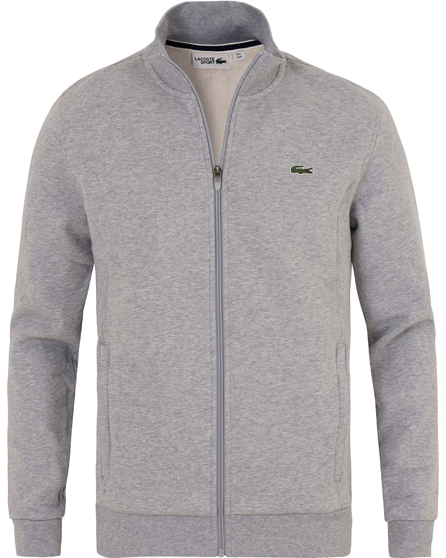 Heren | Truien | Lacoste | Zip Trough Sweatshirt Argent Chine