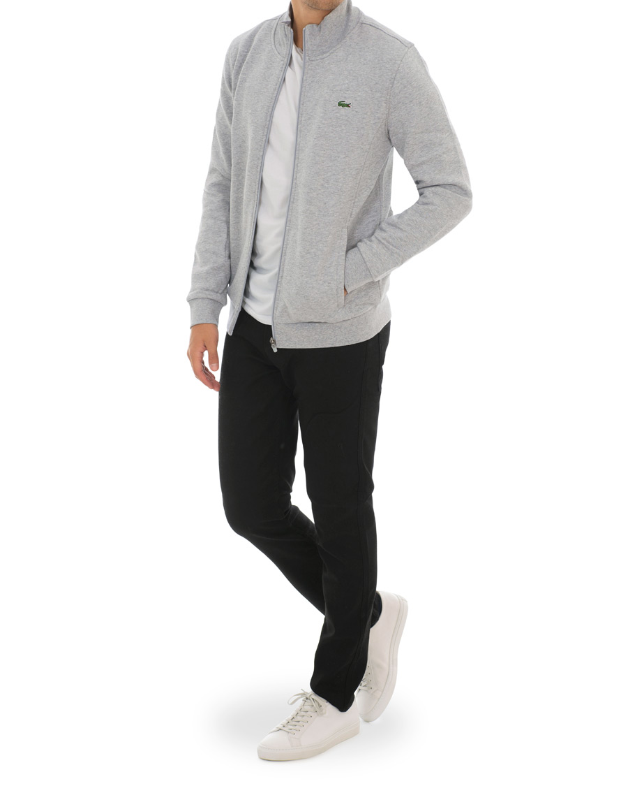 Heren | Truien | Lacoste | Zip Trough Sweatshirt Argent Chine