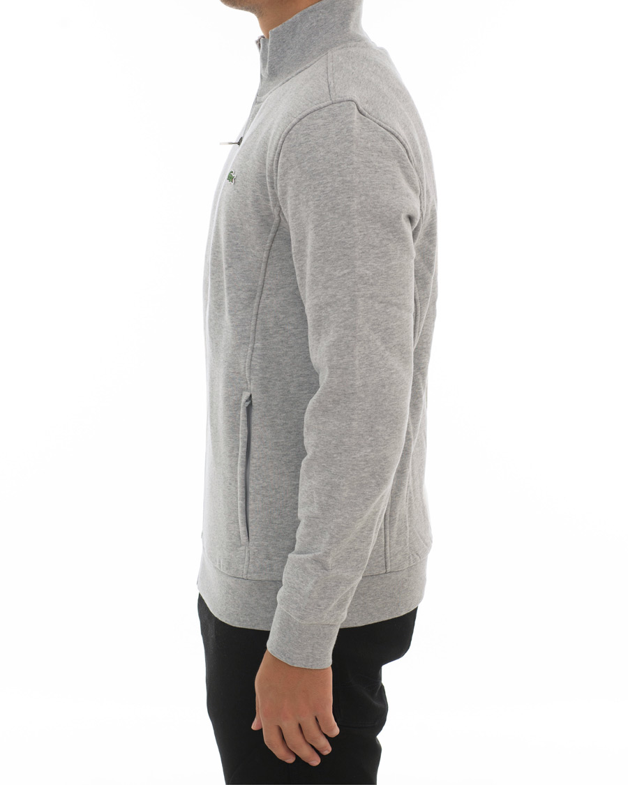 Heren | Truien | Lacoste | Zip Trough Sweatshirt Argent Chine
