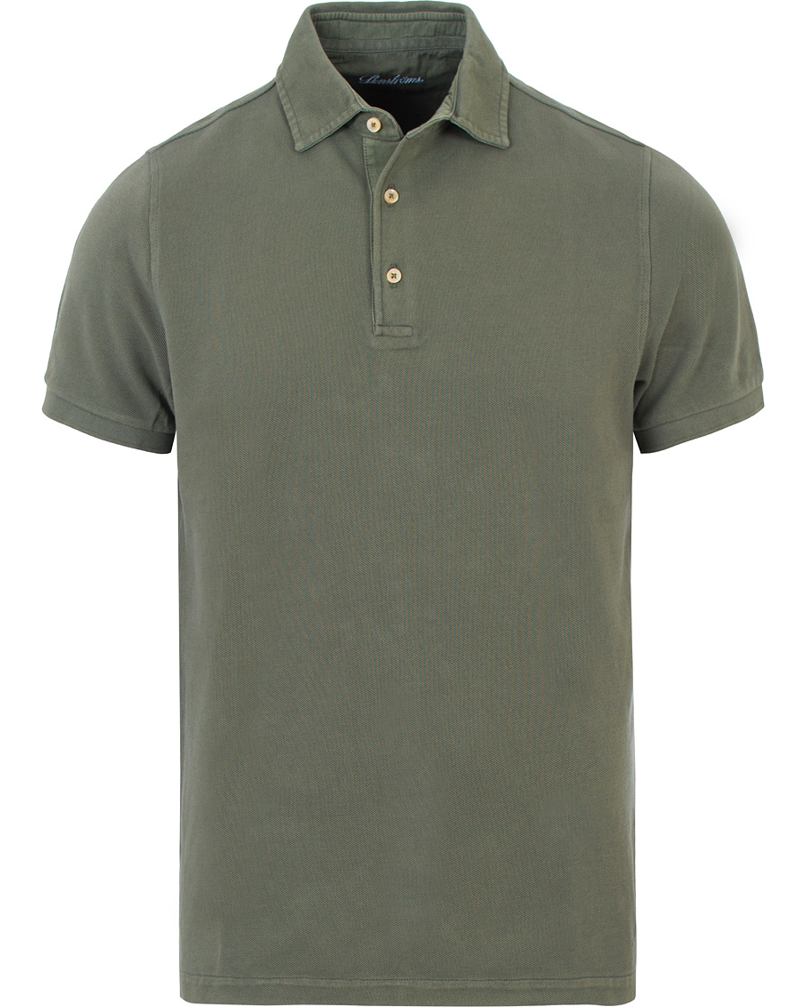 Heren | Polo's | Stenströms | Pigment Dyed Polo Forrest Green