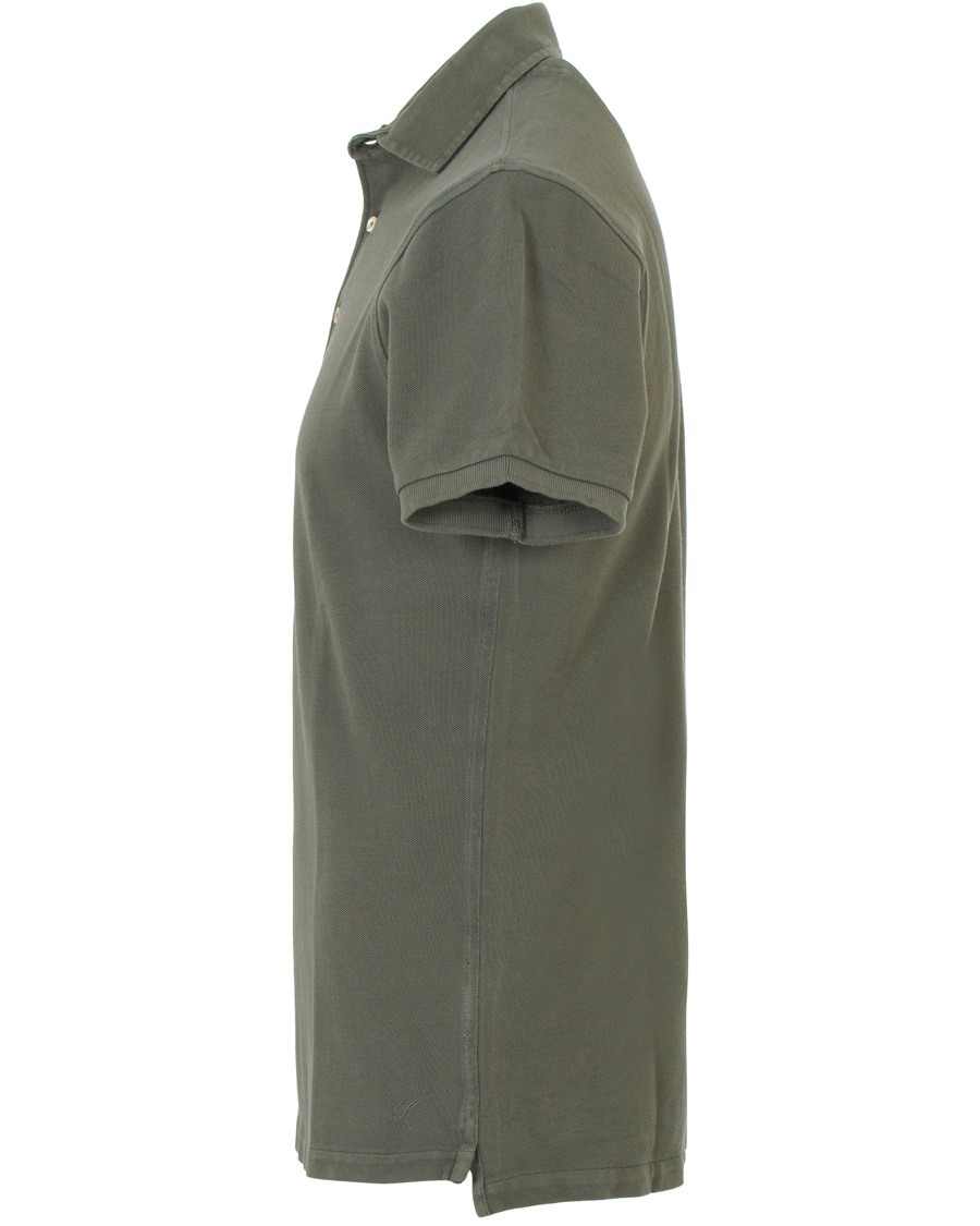 Heren | Polo's | Stenströms | Pigment Dyed Polo Forrest Green