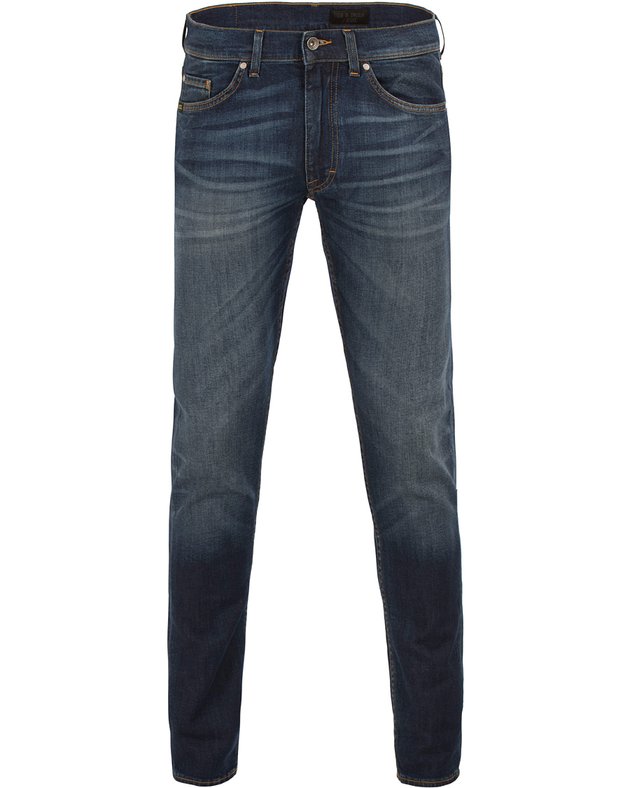 Heren | Jeans | Tiger of Sweden Jeans | Straw Reign Jeans Dark Blue