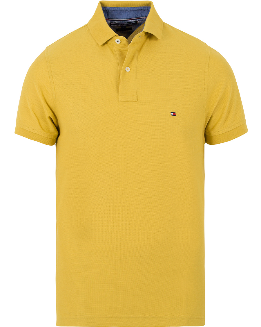 Heren | Polo's | Tommy Hilfiger | Performance Slim Fit Polo Oil Yellow