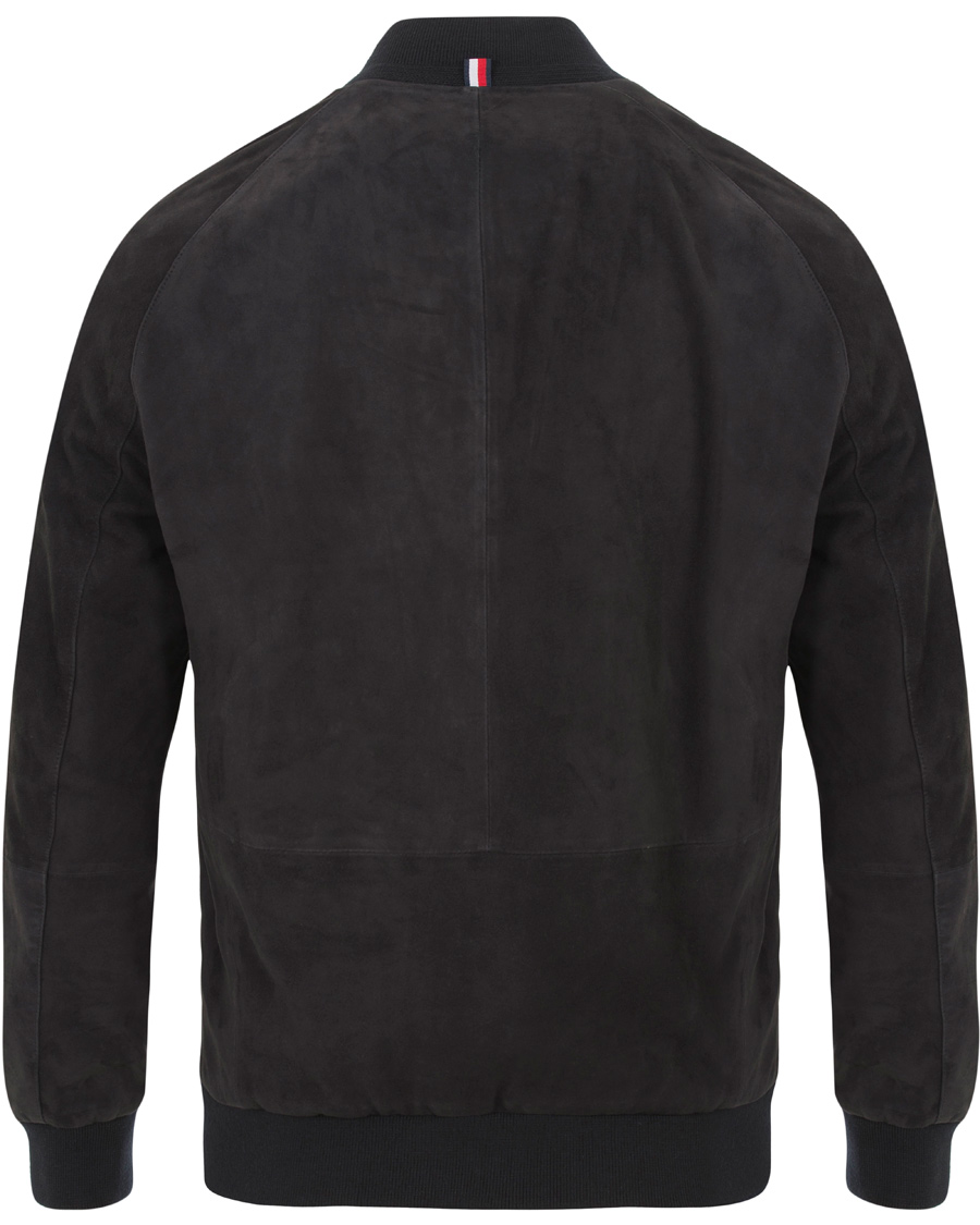 Heren | Jassen | Tommy Hilfiger | Caen Bomber Suede Jacket Midnight