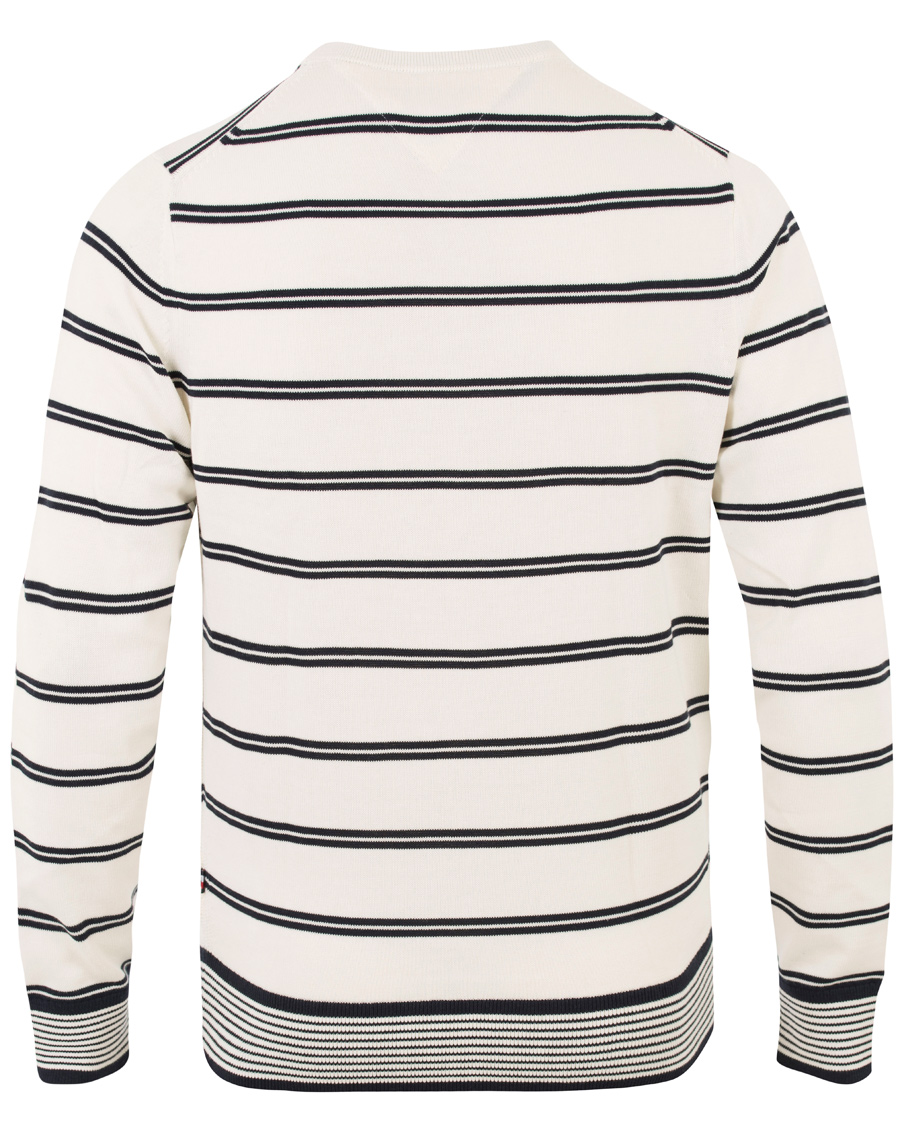 Heren | Truien | Tommy Hilfiger | Hendrics Stripe Knitted Crew Neck Snow White