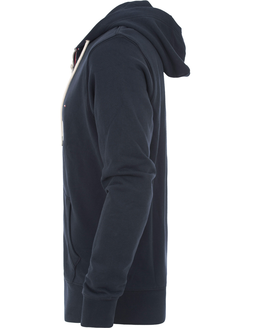 Heren | Truien | Tommy Hilfiger | Basic Zip Trough Hoodie Midnight
