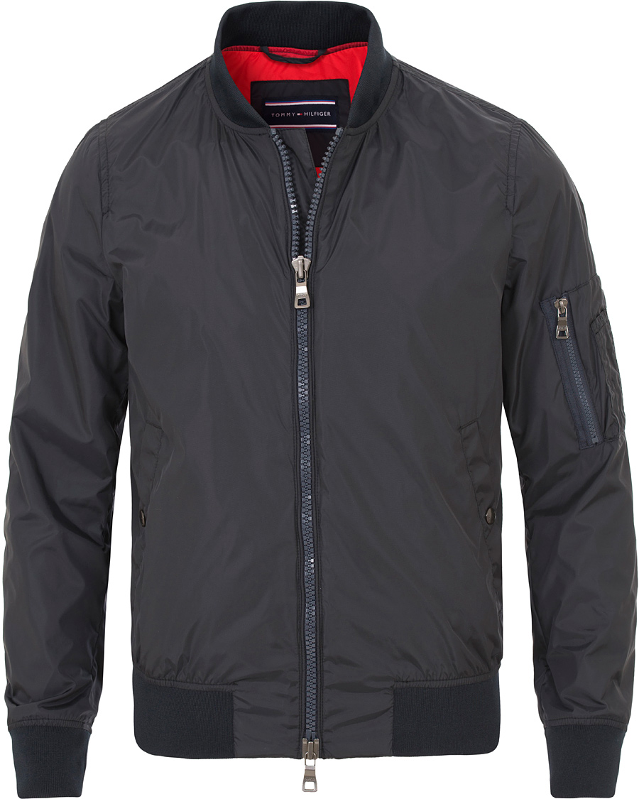 Heren | Jassen | Tommy Hilfiger | Classic Nylon Bomber Jacket Midnight