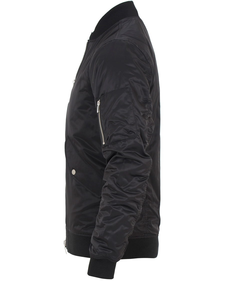 Heren | Jassen | J.Lindeberg | Rafe 72 Bomber Satin Jacket Black