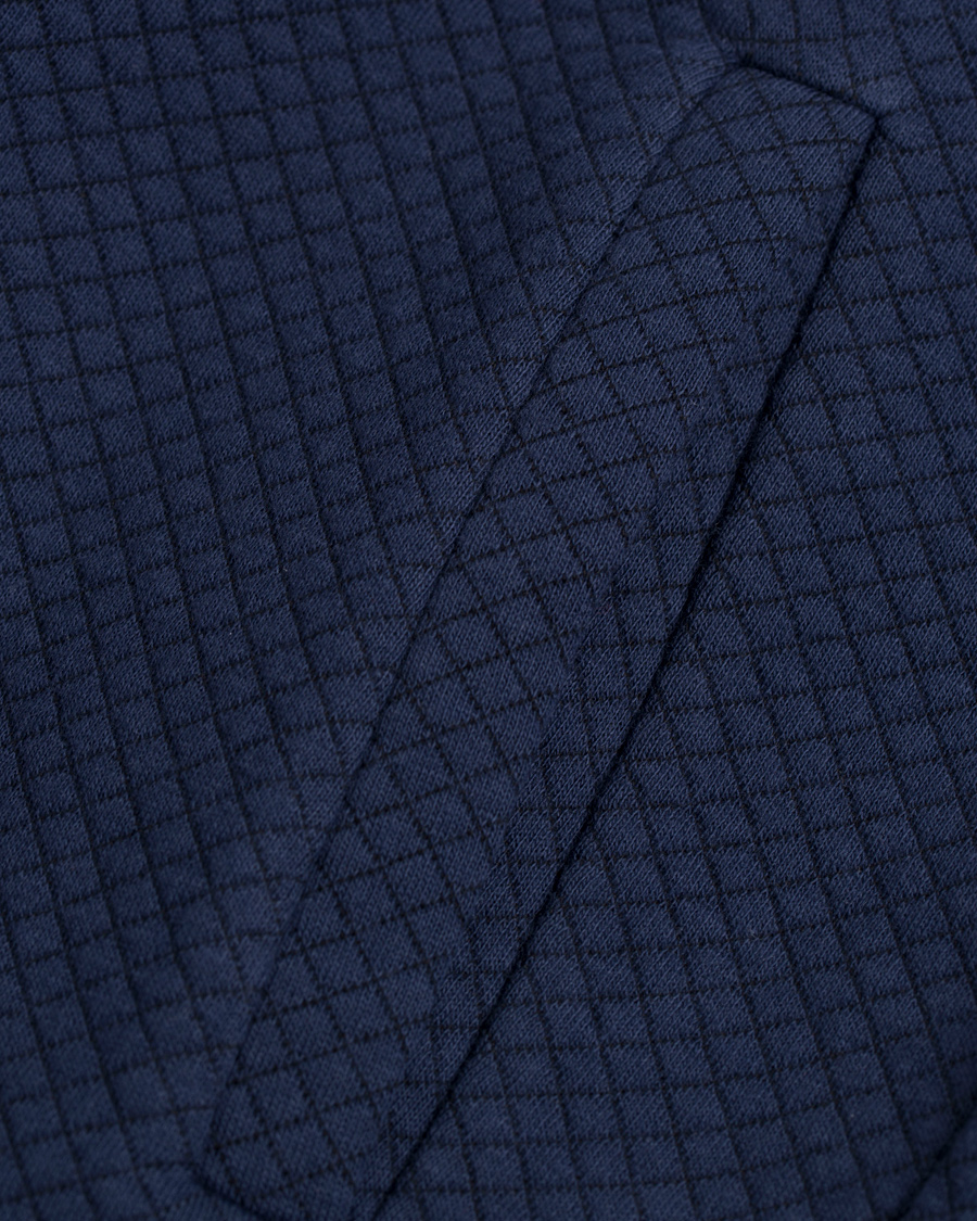 Heren | Truien | J.Lindeberg | Randall Micro Quilted Zip Sweater Navy