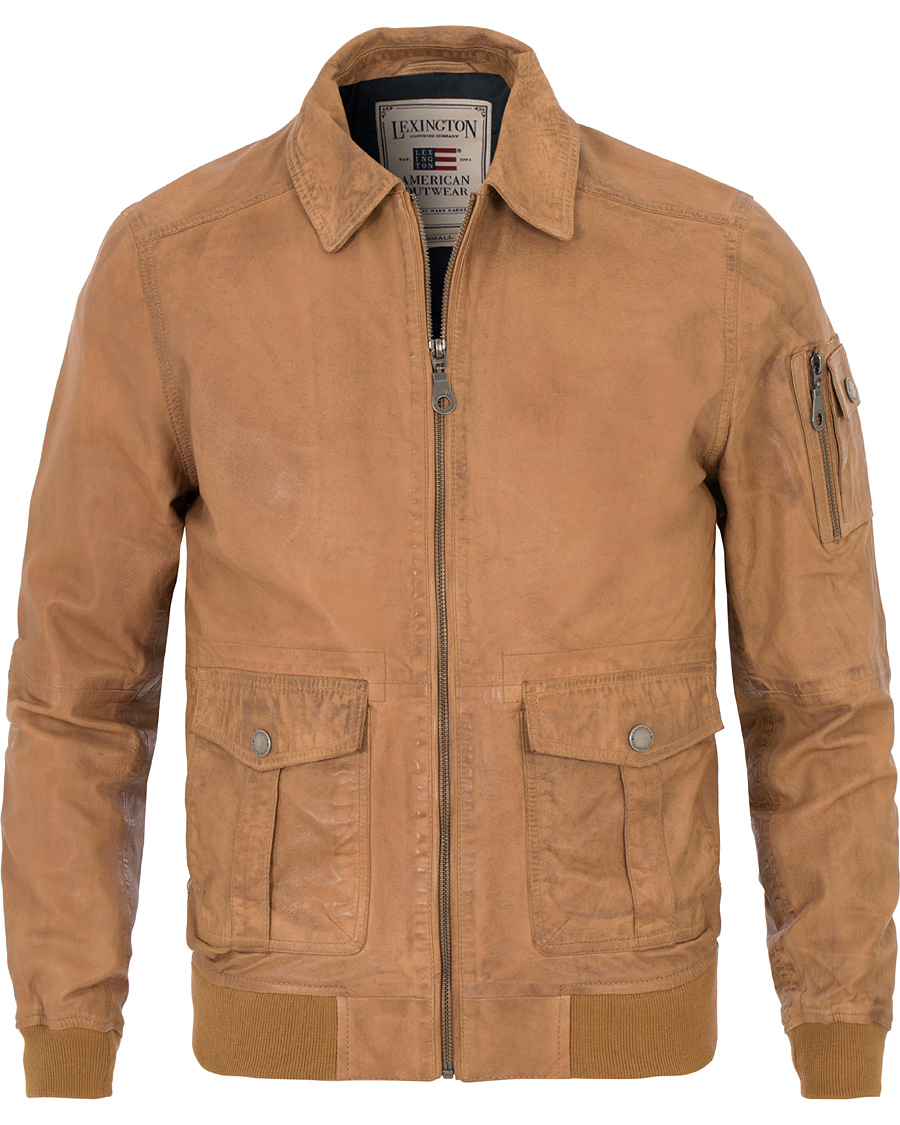 Heren | Jassen | Lexington | Layton Pilot Leather Jacket Cognac