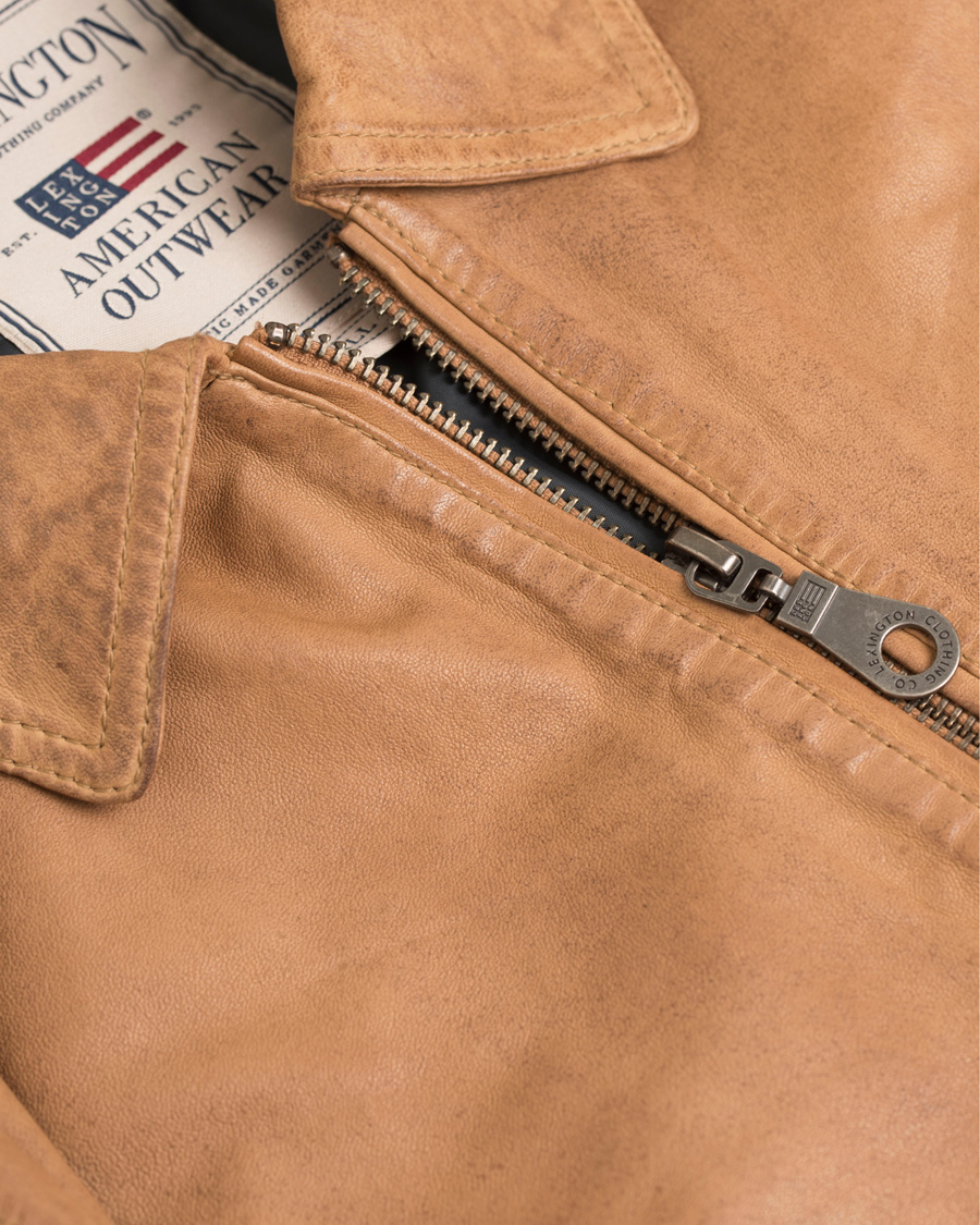 Heren | Jassen | Lexington | Layton Pilot Leather Jacket Cognac