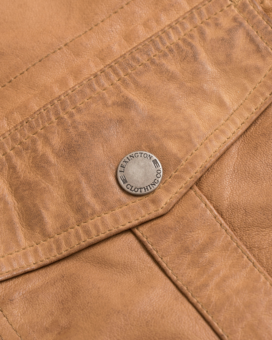 Heren | Jassen | Lexington | Layton Pilot Leather Jacket Cognac