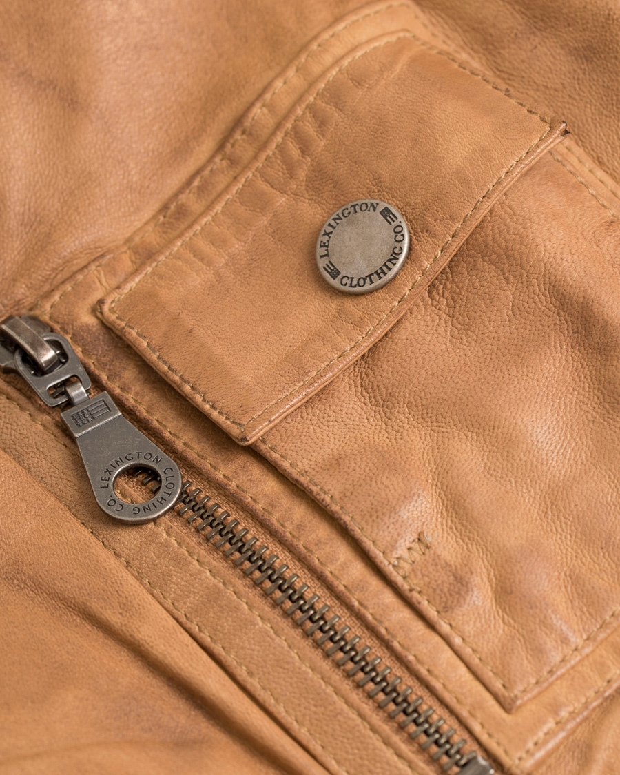 Heren | Jassen | Lexington | Layton Pilot Leather Jacket Cognac