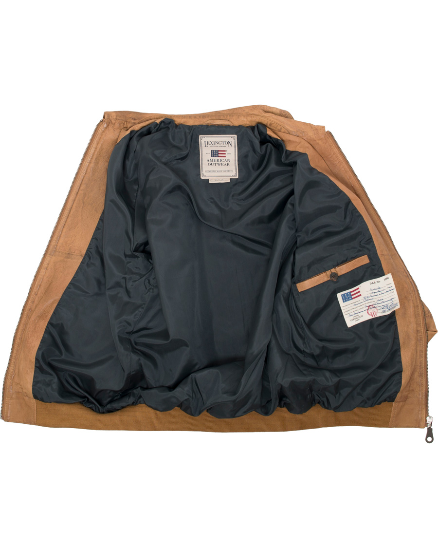 Heren | Jassen | Lexington | Layton Pilot Leather Jacket Cognac