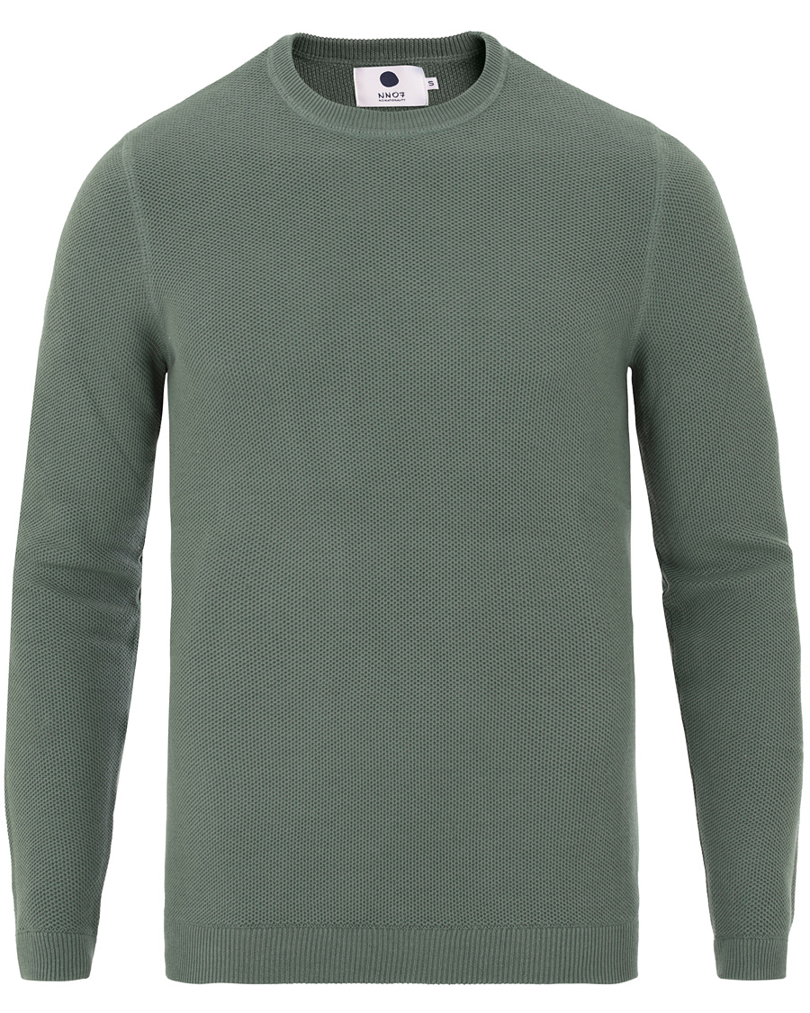 Heren | Truien | NN07 | Hubert Knit Green Washed