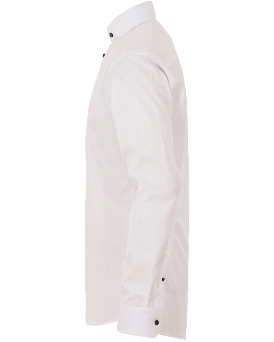 Heren | Overhemden | Eton | Slim Fit Signature Twill Contrast Shirt White