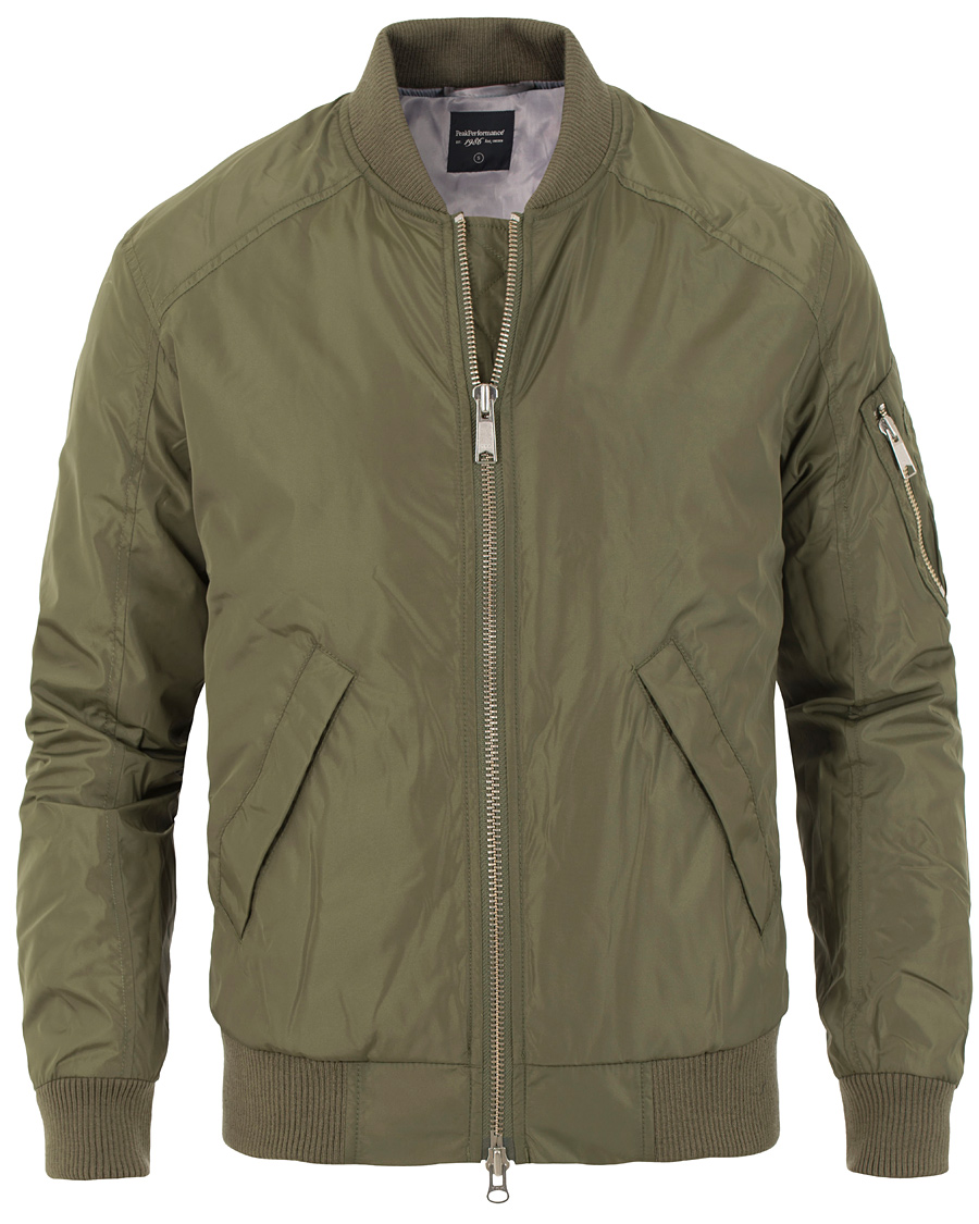 Heren | Jassen | Peak Performance | Spectrum Bomber Jacket Green