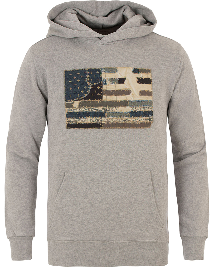 Heren | Truien | Denim & Supply Ralph Lauren | Popover Flag Hood Grey
