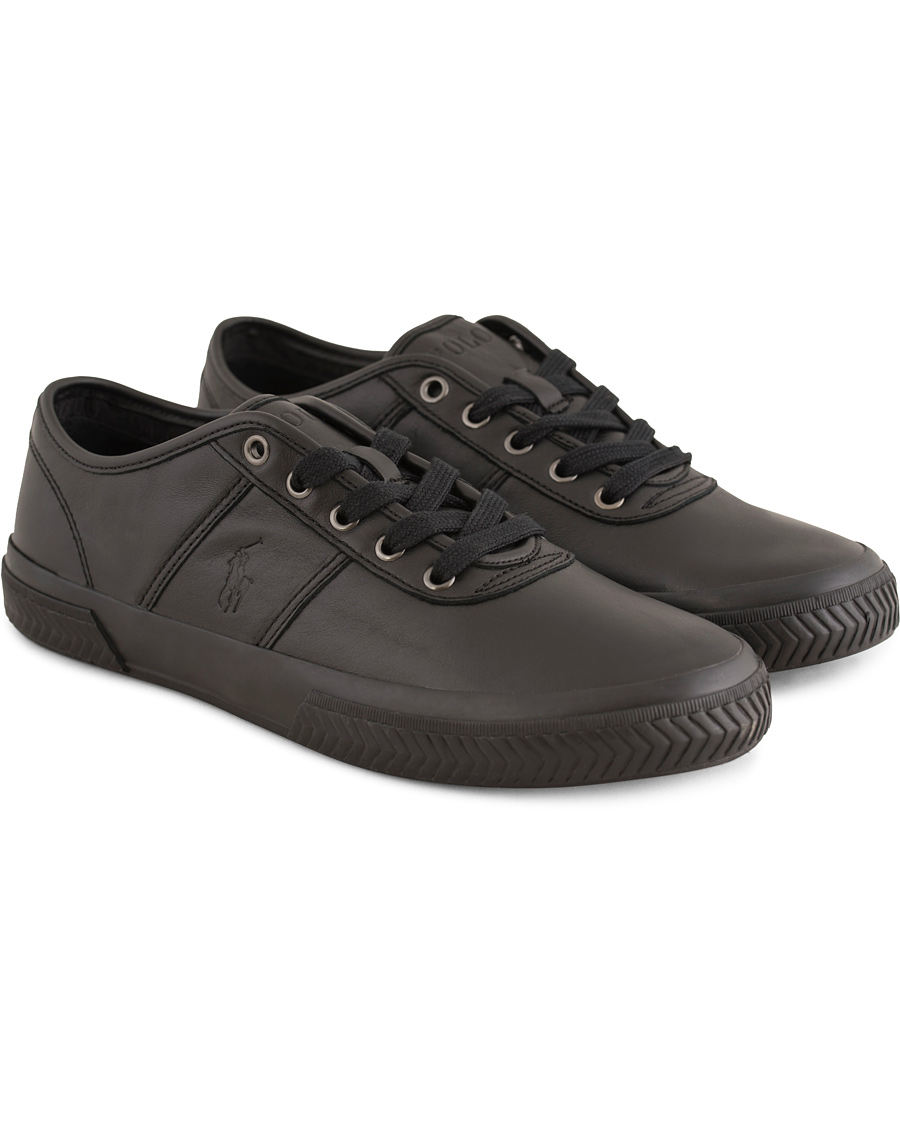 Heren | Polo Ralph Lauren Tyrian Calf Sneaker Black | Polo Ralph Lauren | Tyrian Calf Sneaker Black