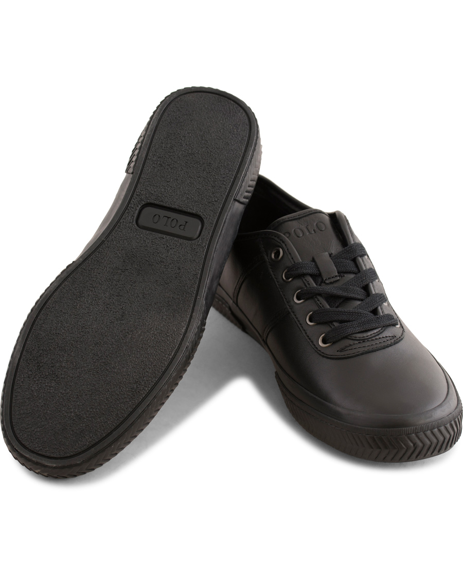 Heren | Polo Ralph Lauren Tyrian Calf Sneaker Black | Polo Ralph Lauren | Tyrian Calf Sneaker Black