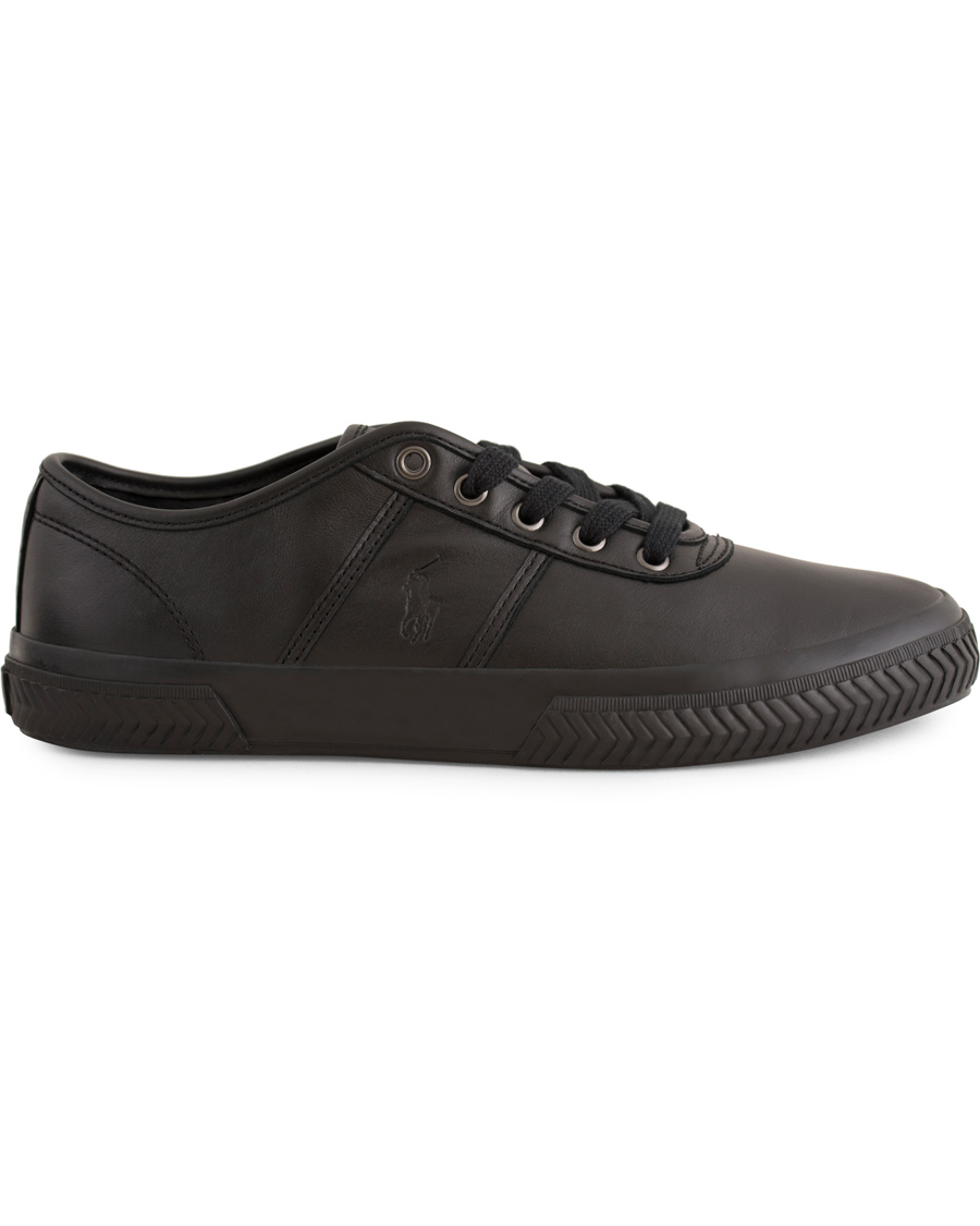 Heren | Polo Ralph Lauren Tyrian Calf Sneaker Black | Polo Ralph Lauren | Tyrian Calf Sneaker Black
