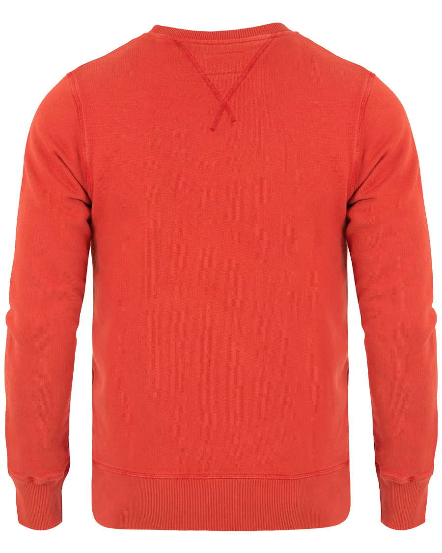 Heren | Truien | Nudie Jeans | Sven Rugged Knitted Crew Neck Blood Red