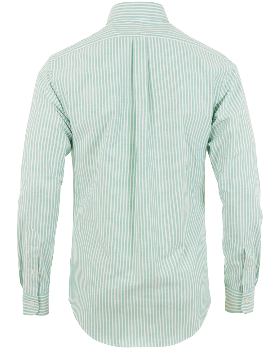 Heren | Overhemden | Polo Ralph Lauren | Slim Fit Oxford Stretch Stripe Shirt Green/White