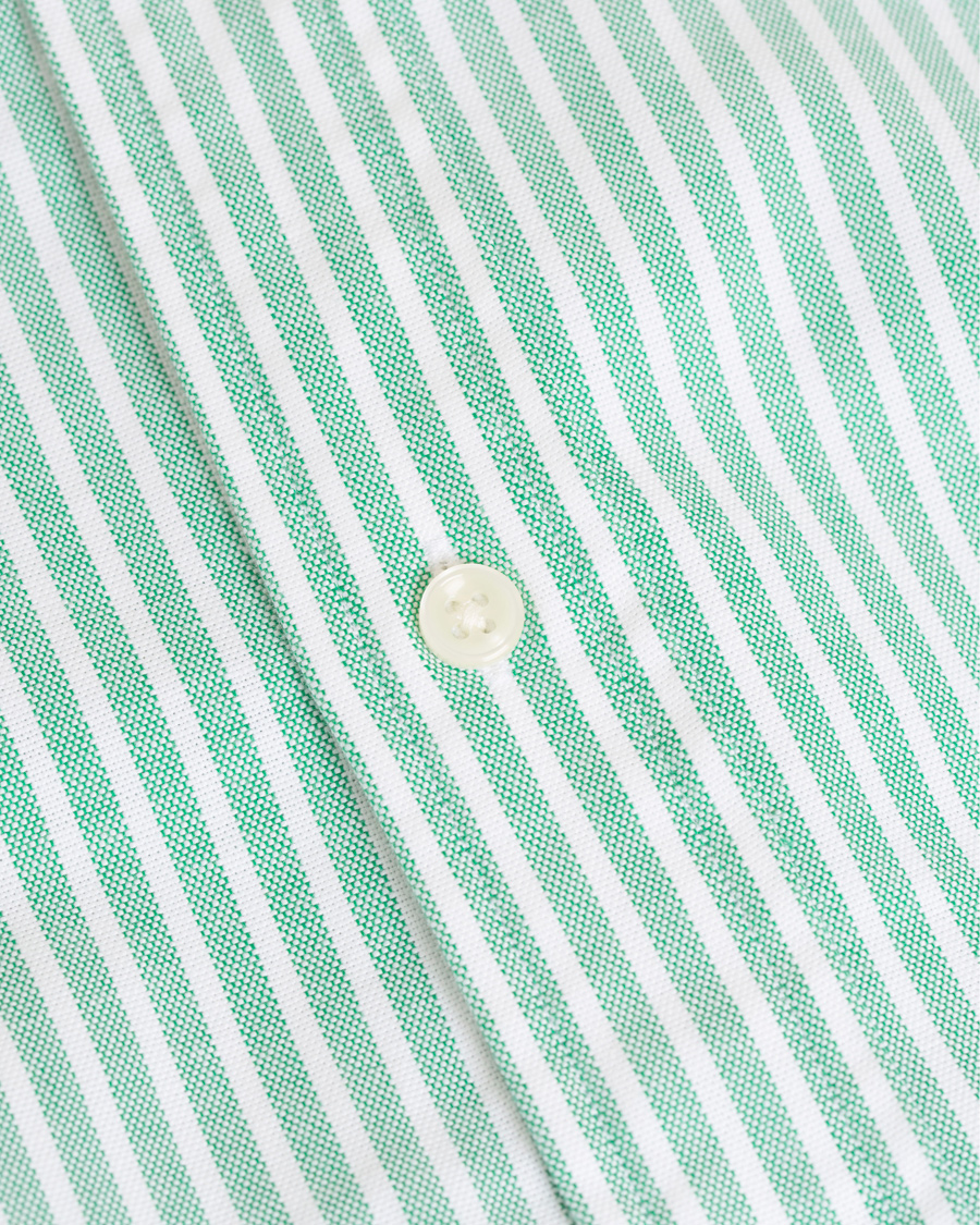 Heren | Overhemden | Polo Ralph Lauren | Slim Fit Oxford Stretch Stripe Shirt Green/White