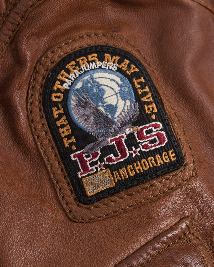 Heren | Jassen | Parajumpers | Brigadier Leather Jacket Cognac