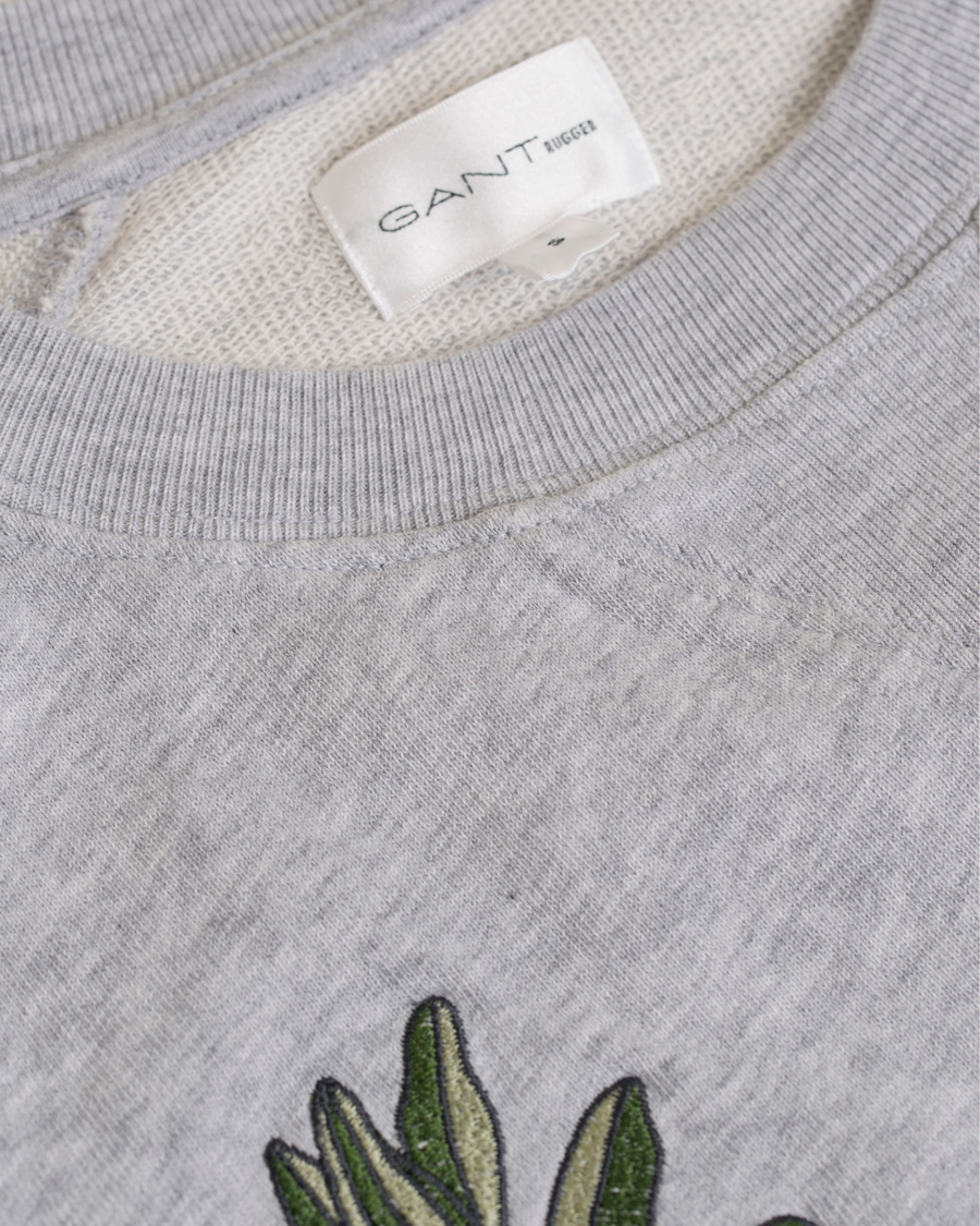 Heren | Truien | GANT Rugger | The Embroidery Crew Sweatshirt Grey